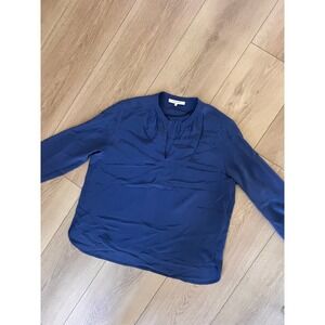 Gerard Darel Paris Blue‎ Long Sleeve Blouse Top Women's Size 40